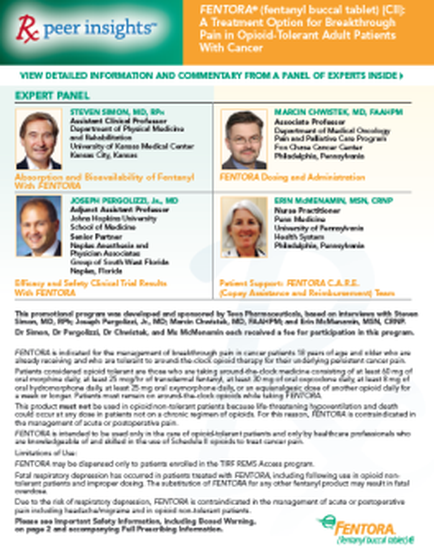 An idiographic titled "mentor (central buccal tablet) - A Treatment Option for Breakthrough with Cancer". It has a white background with orange and green accents. The title of the idiographic is written in bold black font at the top. Below the title there is a list of expert panel information and commentary from a panel of experts inside the panel. On the left side of the image there are three headsets of three people - two men and one woman - who are smiling and looking at the camera. The man on the left is a doctor the man in the middle is a nurse and the woman on the right is a patient. The panel is divided into three sections. The first section is titled "Expert Panel" and has a brief description of the panel while the second section has a list that explains the panel's contents. The panel also mentions that the panel is a treatment option for breakthrough with cancer and provides information on how to treat it.