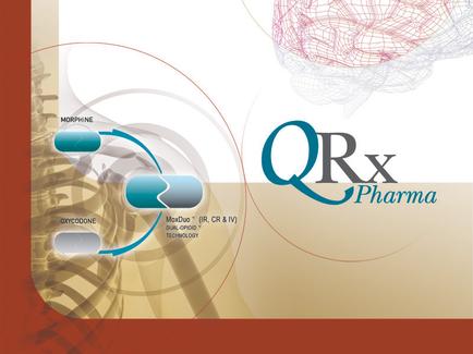 A graphic design that represents the concept of QRx dharma. It has a beige background with a red and orange gradient on the left side. On the right side there is a white background with the company's logo in the center. The logo is a stylized image of a brain with the letters "QRX" in blue and "dharma" in red. In the center of the image there are three blue circles connected by arrows representing the different components of the company. The circles are labeled "morphine" "oxycodone" and "monotone". These circles represent the different types of drugs that are used in the pharmaceutical industry. The image also has a red line drawing of a human brain on the top right corner which is a representation of the brain. The lines are arranged in a way that creates a sense of depth and dimension. The overall design is modern and eye-catching with a focus on the brain and the text.