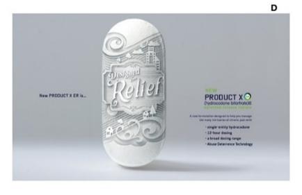 A 3D rendering of an oval-shaped object with a white background. The object appears to be made of a smooth glossy material and has a textured surface. The text on the object reads "Designed Relief" in a cursive font with the word "Relief" in the center. Below the text there is a smaller text that reads "New Product X" and "Product X" in smaller font. On the right side of the image there are two smaller text boxes with the same text. The first box on the left side has the text "New PRODUCT X ER is..." and the second box has text that says "New product X". The text boxes are arranged in a symmetrical pattern with each box having a different design. The overall design of the object is modern and minimalist with a focus on the text and the design. The overall color scheme is predominantly white with some gray and blue accents.