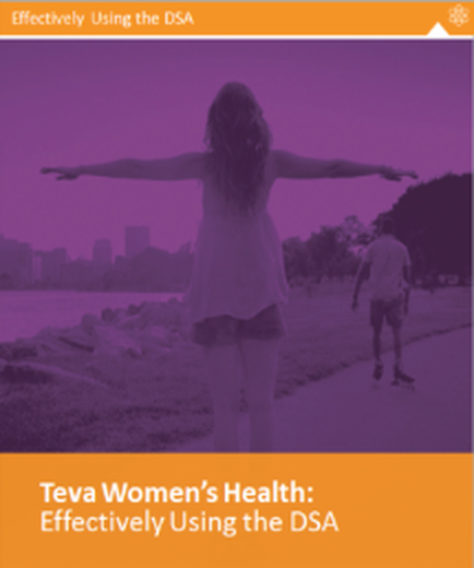 A young woman standing on a beach with her arms stretched out wide. She is wearing a white tank top and denim shorts. In the background there is a man rollerblading on the water and a city skyline. The sky is a deep purple color and the overall mood of the image is peaceful and serene. The image is accompanied by text that reads "tea woman's Health: Effectively Using the DSA".