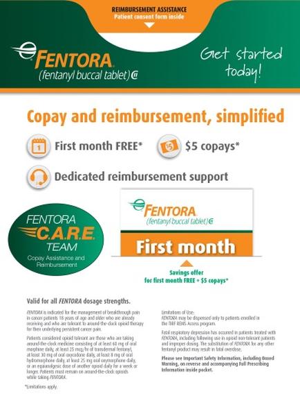 An advertisement for mentor a company that provides copy and reimbursement services. The advertisement is divided into two sections. The top section has a green background with the company's logo and the text "Get started today!" at the top. Below the logo there is a text that reads "Copy and reimbursement simplified" and "First month free" with a price tag of $5 copay's. The bottom section of the advertisement has a white background with orange and green text. The text is in a bold font and is centered on the page. There are also three icons on the left side of the page one for "Dedicated reimbursement support" and the other for "mentor Care Team". The first icon is a green circle with a white arrow pointing to the right and the second icon is an orange circle with the word "First" in white text. At the bottom of the image there are two buttons - "Valid for all mentored dosage strengths" and another for "Savings offer". The text also mentions that the company offers savings for first month free and $5 copies.