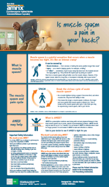 An idiographic titled "Is muscle spasm a pain in your back?" It has a blue background with white text. The title is written in large bold font at the top of the page. Below the title there is an illustration of a man with his back in pain with his hands on his hips and his head in his hands. The idiographic is divided into three sections. The first section is titled "What is muscle spasms?" and has an orange arrow pointing to the right. The second section has a list of questions and answers with the title "The muscle pain cycle" at the bottom. The third section has an image of a person with their arms stretched out and their head tilted back as if they are experiencing pain. At the bottom of the idiographic there are several bullet points that explain the different types of muscle pain and how they can affect the back. The bullet points are accompanied by illustrations of people with different facial expressions such as "What are you feeling?" and "What do you think?"