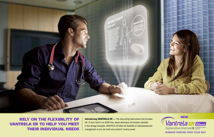 A man and a woman sitting at a table in a medical office. The man is wearing a blue shirt and a stethoscope around his neck and he is holding a tablet in his hand. The woman is sitting next to him wearing a yellow blouse and smiling at him. They appear to be engaged in a conversation. In the background there is a large screen with an image of a person's body and text that reads "Relay on the flexibility of cantrell ER to help you meet their individual needs". The screen also has a lightbulb above it suggesting that the conversation is taking place in a bright and modern office setting. The image also has text at the bottom that explains that the image is promoting the benefits of using the technology to help individuals meet their needs.