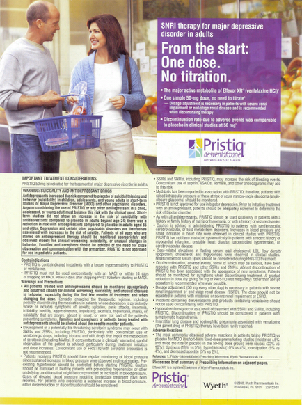 A man and a woman standing in front of a store holding a blue shopping basket. They are both smiling and appear to be engaged in a conversation. The man is wearing a gray sweater and the woman has long brown hair. The background shows a display of fruits and vegetables. On the right side of the image there is a purple banner with the text "SNR therapy for major depressive disorder: From the start: One dose. No titration."