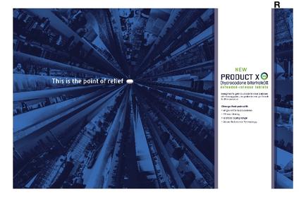 A digital art piece that appears to be a collage of multiple photographs of a cityscape. The photographs are arranged in a radial pattern creating a sense of depth and dimension. The background is a deep blue color and the photographs are of different sizes and shapes. In the center of the image there is a white circle with the text "This is the point of relief" written in white. The text is written in a modern sans-serif font and is centered in the middle of the circle. On the right side of the collage there are two vertical banners with the same text and images. The first banner on the left has a white background and the text is in a larger font size than the rest of the text. The second banner has a smaller text in a darker blue color. The overall design is simple and minimalist with a focus on the cityscape in the background.