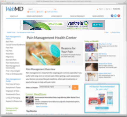 A screenshot of the homepage of a website called "cantrell Pain Management Health Center". The website has a blue and white color scheme with the company's logo at the top. Below the logo there is a navigation bar with links to different sections of the website. The main content of the page is divided into three sections. The first section is titled "Pain Management Overview" and has a list of topics related to pain management. The second section has an image of a person's hand holding a blue pill and the third section has a description of the topic. On the right side of the image there are several images of different types of pain management tools such as a stethoscope a thermometer and a pill bottle. There is also a section titled "Latest Headlines" and a section labeled "Top Stories". At the bottom right corner of the webpage there has a button that says "Learn More".