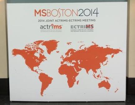 A photograph of a white board with a world map in orange color. The board is titled "boston 2014 2014 Joint actress-entries Meeting" and has the logo of actress on the top left corner. Below the logo there is text that reads "actress" and "entries". The background of the board is plain white. The world map is detailed and shows the continents and oceans of the world.