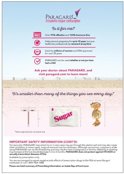 An idiographic that explains the benefits of Paragard a company that provides information about the company's products. The background of the image is a beach scene with a clear blue sky and white sand. The text on the image reads "Paragard is it for me? It's better than many of the things you see every day!" Below the text there is an illustration of a pack of sugar with the word "Sugar" written on it. The idiographic also includes information about safety information including the company name contact information and a brief summary of the company. It also mentions that the company offers a range of products that can be used to improve the overall health and safety of women and men. At the bottom of the idiographic there are two bullet points that explain the importance of safety information and how to use the product.