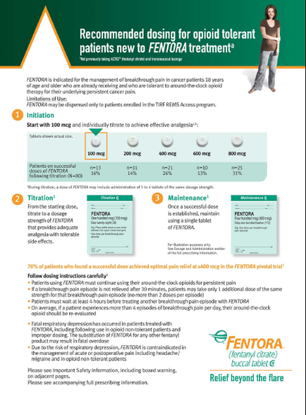An idiographic that explains recommended dosing for opioid tolerant patients new to mentor treatment. It has a green background with a white border and a yellow triangle at the top. The title of the idiographic is written in bold black font. Below the title there is an image of a woman standing with her hands on her hips and a smile on her face. The idiographic is divided into three sections. The first section is titled "Recommended Dosing for Opioid Tolerant Patients" and has a list of options for the treatment. The options include "Initiation" "Titration" "Maintenance" and "mentor". The second section has a description of the treatment and a brief description of its benefits. The third section has an illustration of a person with their arms crossed and a list that explains the benefits of the medication. At the bottom of the image there are two bullet points that explain the benefits and how it can be used to treat opioid tolerance patients. The text on the idiographic explains that the treatment can help reduce the risk of opioid addiction and provide relief beyond the flare.